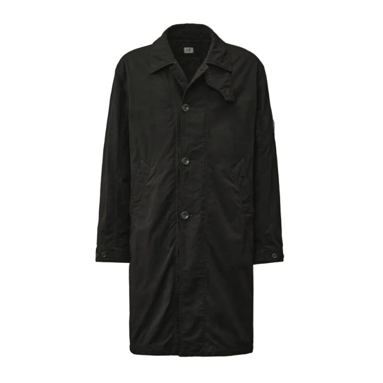 Padded Twill Fishtail Lens Parka