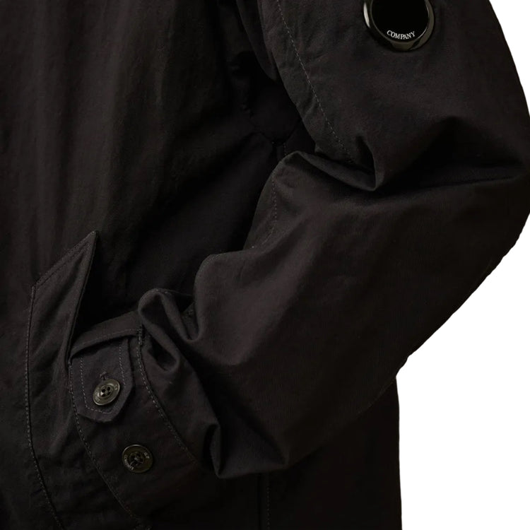 Padded Twill Fishtail Lens Parka