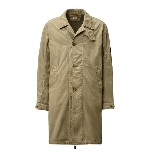 Padded Twill Fishtail Lens Parka - Casual Basement