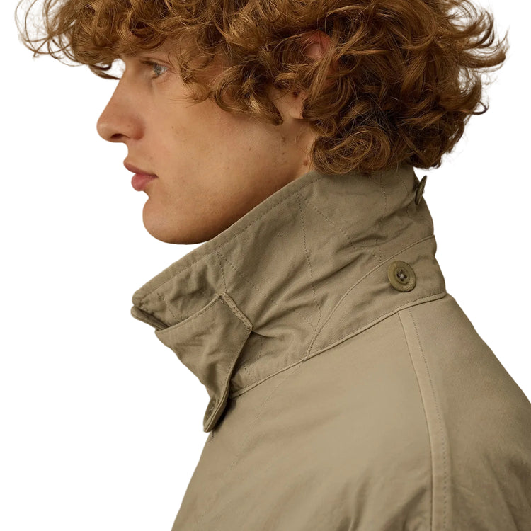Padded Twill Fishtail Lens Parka