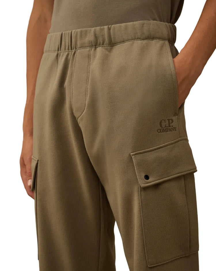 Diagonal Raised Fleece Logo Sweat Cargos
