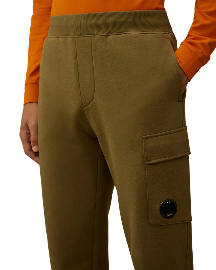 Diagonal Raised Fleece Lens Sweatpants