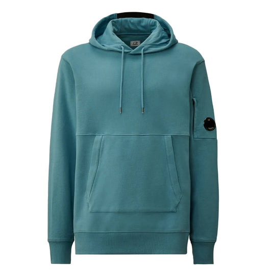Diagonal Raised Fleece Lens Hoodie
