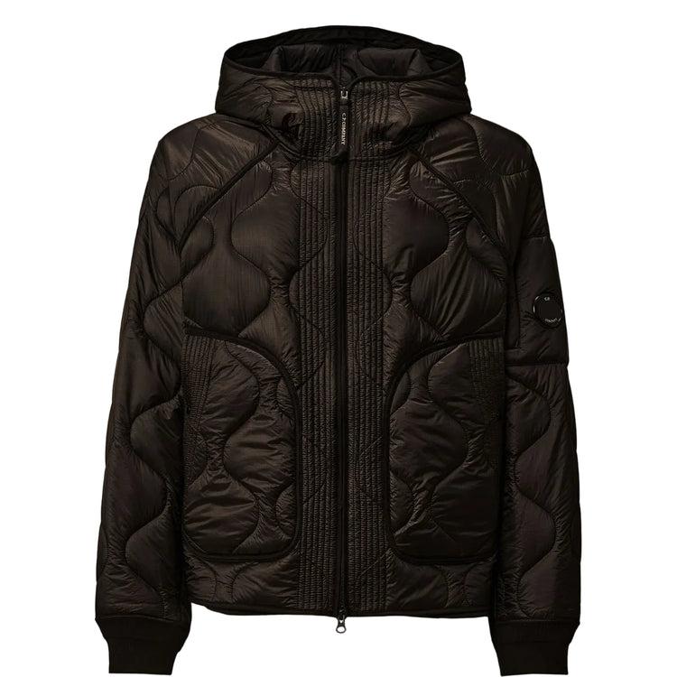 Quilted Liner Hooded Lens Jacket