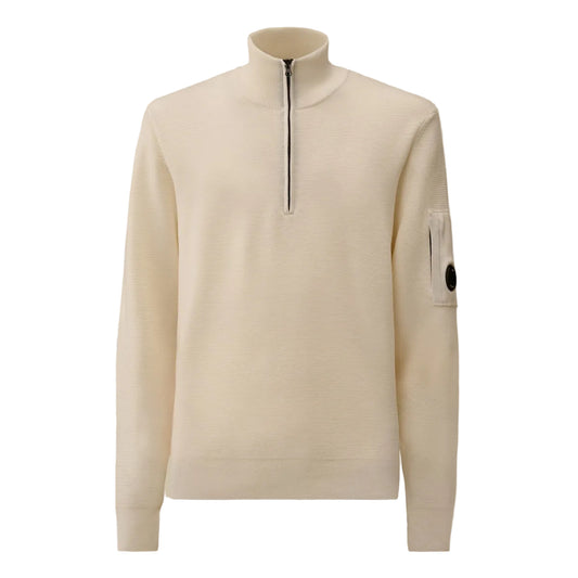 Re-Wool Quarter Zip Lens Knit