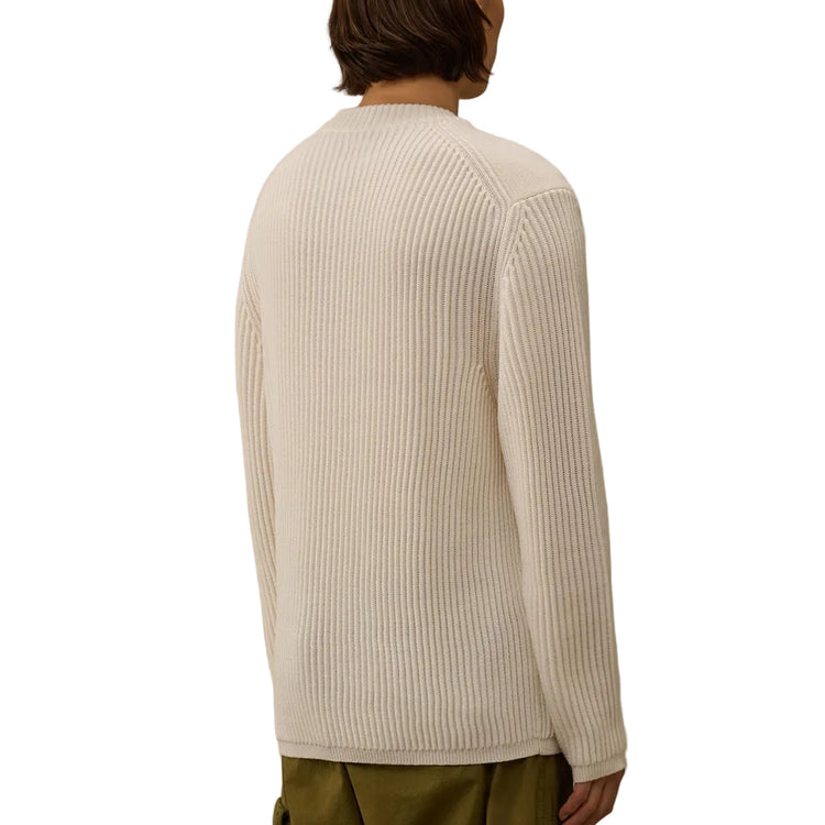 Re-Wool Full Rib Crewneck Lens Knit