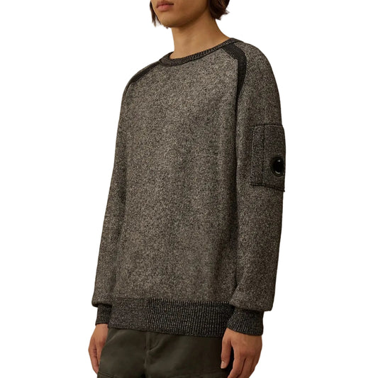 Crewneck Lens Fleece Knit