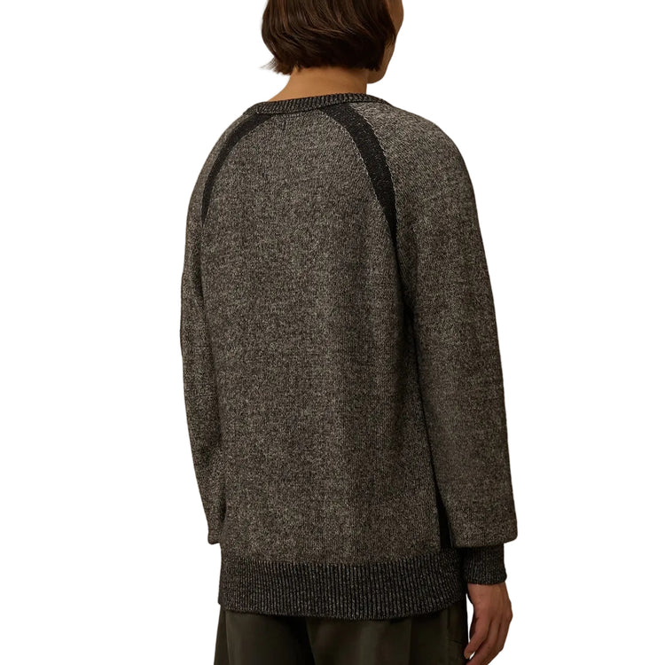 Crewneck Lens Fleece Knit