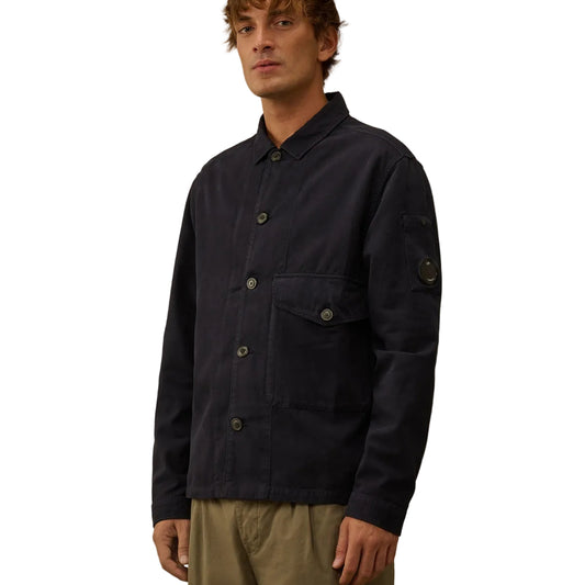 Vintage Army Structure Lens Overshirt