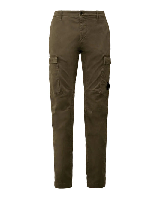 Stretch Satin Lens Cargo Pants