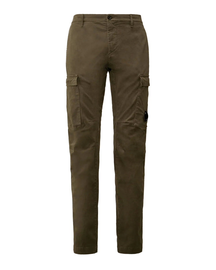 Stretch Satin Lens Cargo Pants