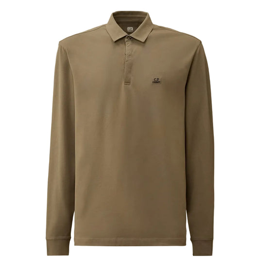 Long Sleeve Stretch Piquet Polo - Casual Basement