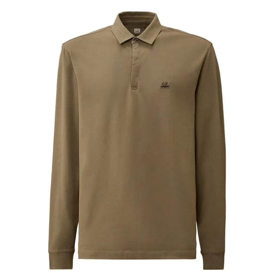Long Sleeve Stretch Piquet Polo - Casual Basement