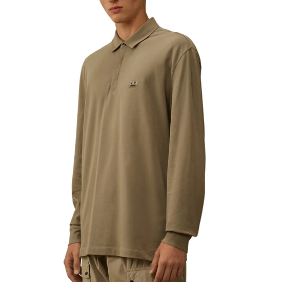 Long Sleeve Stretch Piquet Polo - Casual Basement