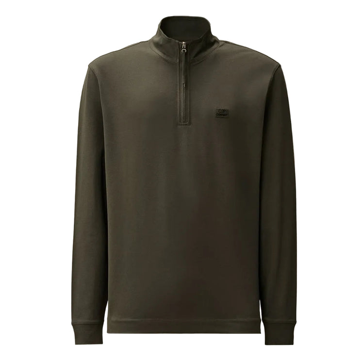 Long Sleeve Stretch Piquet Zipped Polo - Casual Basement
