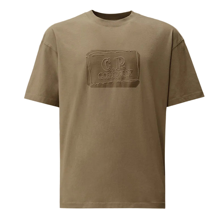 Embossed Logo Jersey T-Shirt - Casual Basement