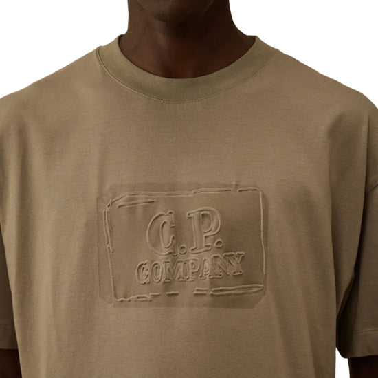 Embossed Logo Jersey T-Shirt - Casual Basement