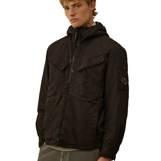 Padded Chrome-R Hooded Lens Jacket - Casual Basement