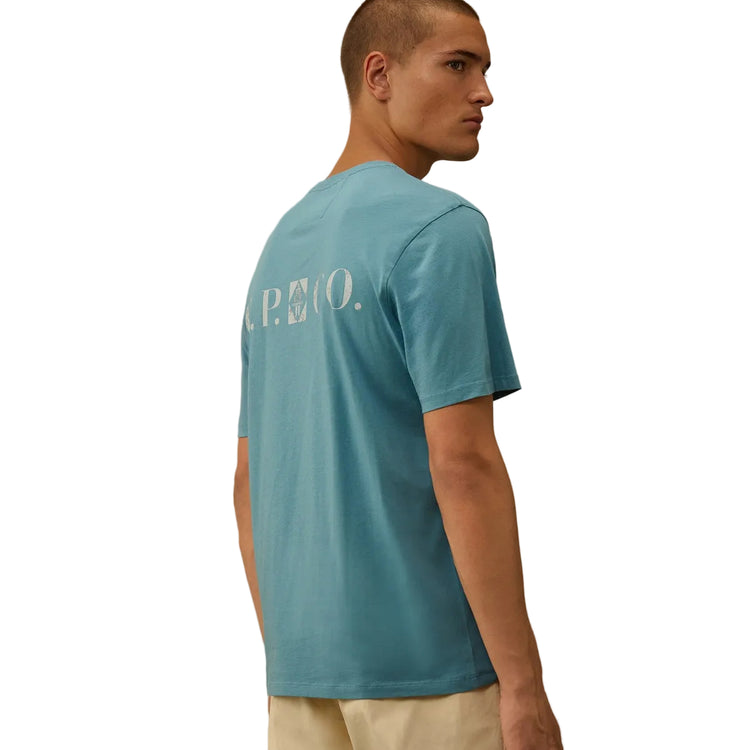 Front & Back Logo Jersey T-Shirt - Casual Basement