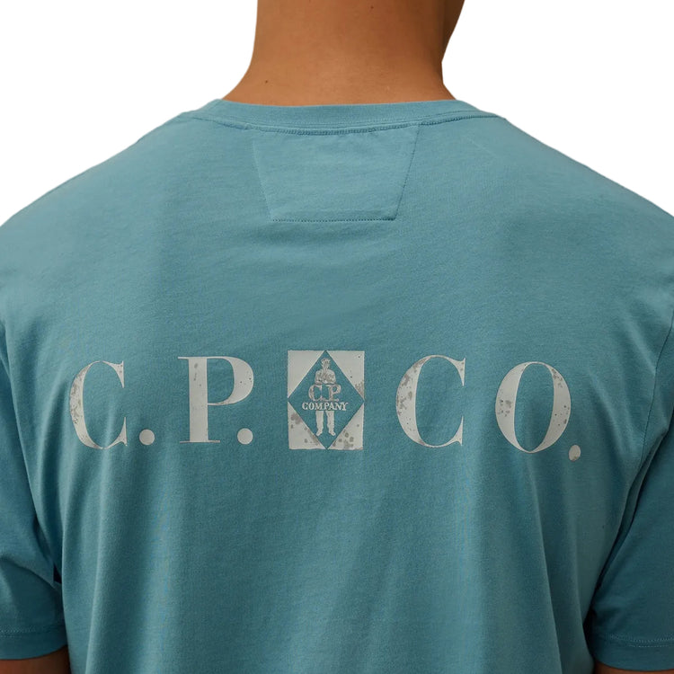 Front & Back Logo Jersey T-Shirt - Casual Basement