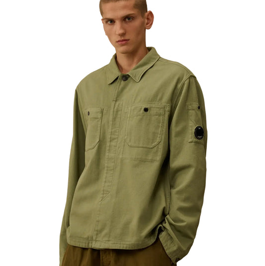 Armoured Stretch Satin Lens Overshirt - Casual Basement