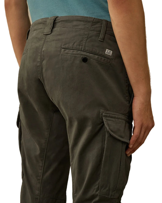 Stretch Satin Lens Cargo Pants - Casual Basement