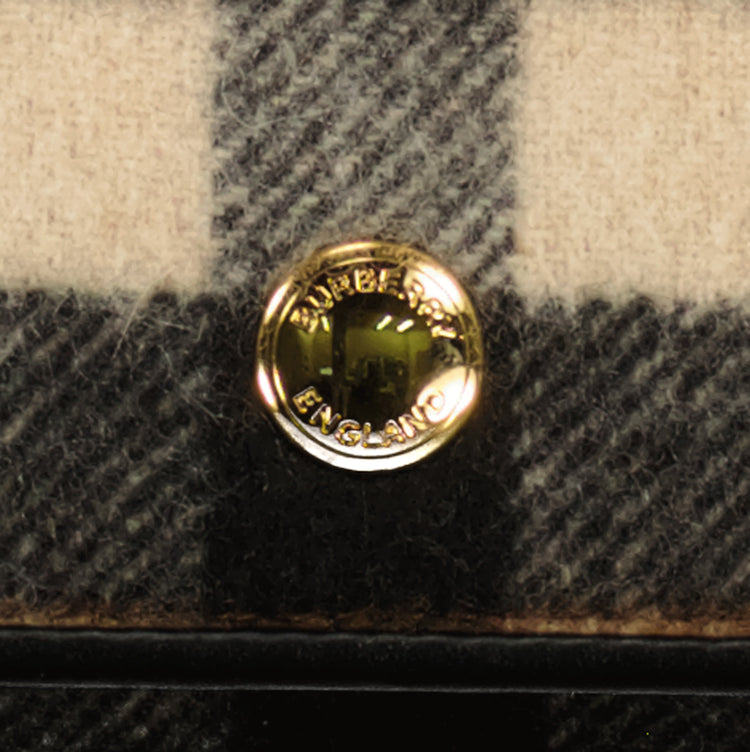 Small Check Cashmere Crossbody Bag - Casual Basement