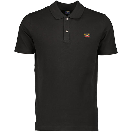 Short Sleeve Logo Patch Polo - Casual Basement