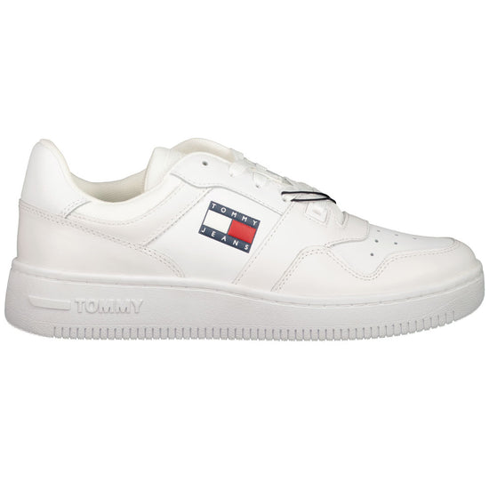 Essential Retro Leather Basketball Trainers - Casual Basement