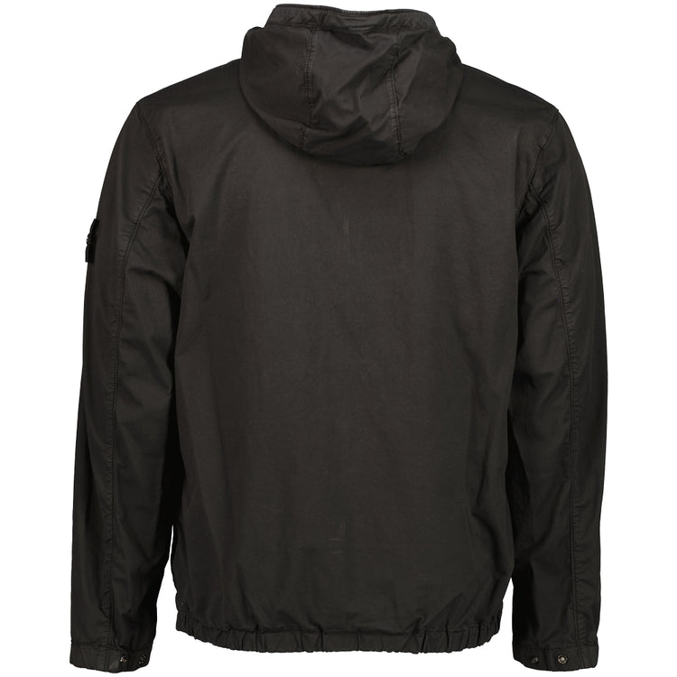 Supima Cotton Twill Hooded Jacket