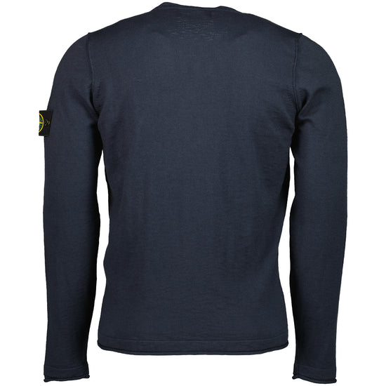 Organic Cotton With Nylon Crewneck Knit - Casual Basement