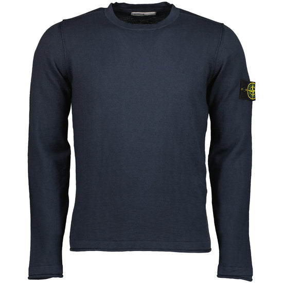 Organic Cotton With Nylon Crewneck Knit - Casual Basement
