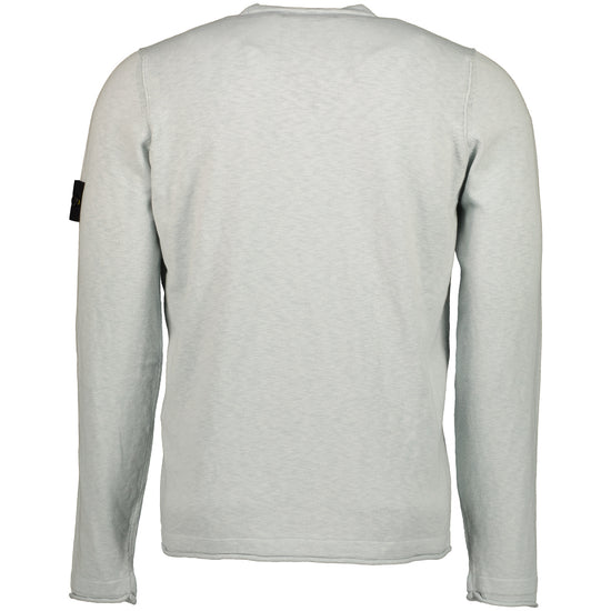 Organic Cotton With Nylon Crewneck Knit - Casual Basement