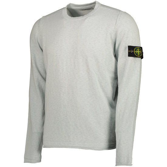 Organic Cotton With Nylon Crewneck Knit - Casual Basement