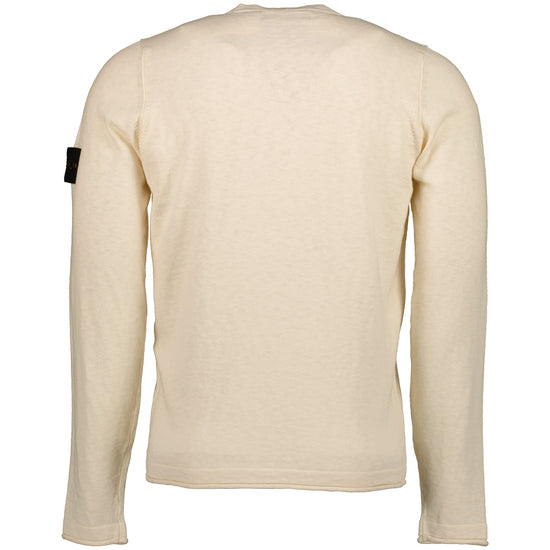 Organic Cotton With Nylon Crewneck Knit - Casual Basement