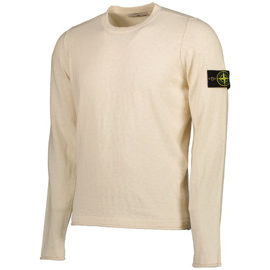 Organic Cotton With Nylon Crewneck Knit - Casual Basement
