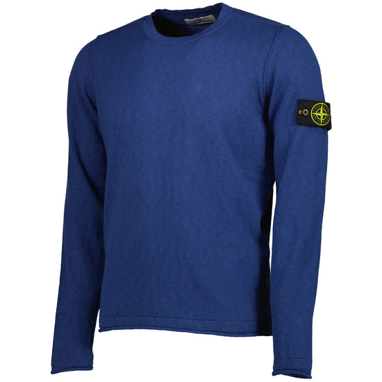 Organic Cotton With Nylon Crewneck Knit - Casual Basement