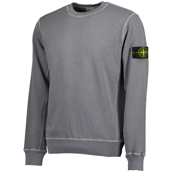 Malfile Fleece 'Old' Effect Sweatshirt - Casual Basement
