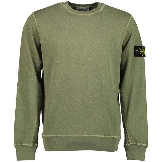 Malfile Fleece 'Old' Effect Sweatshirt - Casual Basement