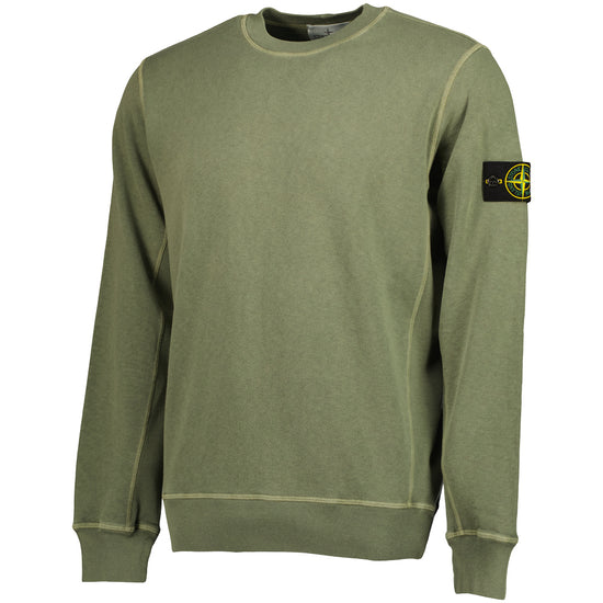Malfile Fleece 'Old' Effect Sweatshirt - Casual Basement