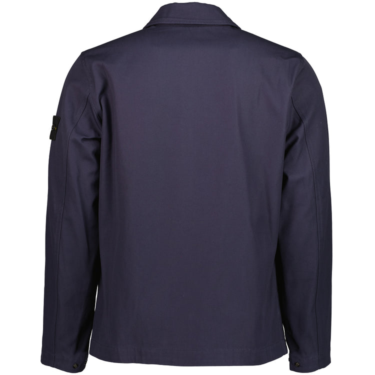 Panama Cotton Zipped Overshirt
