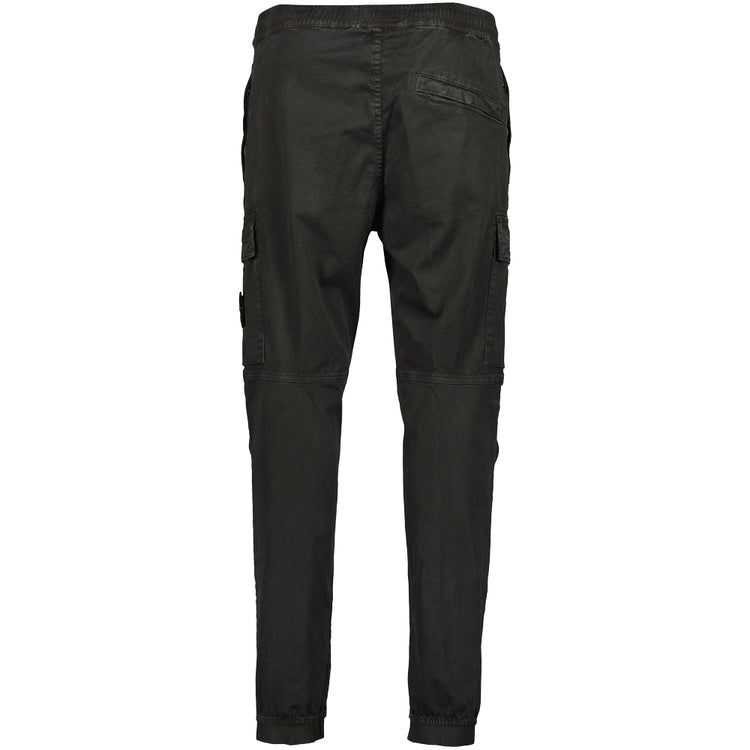Stretch Cotton 'OLD' Effect Cargo Pants
