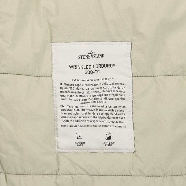 Wrinkled Corduroy Hooded Jacket