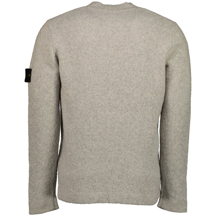 Brushed Texture Crewneck Jumper
