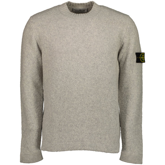 Brushed Texture Crewneck Jumper