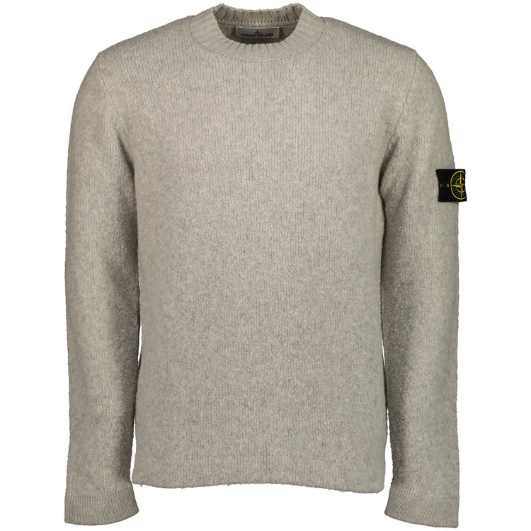 Brushed Texture Crewneck Jumper