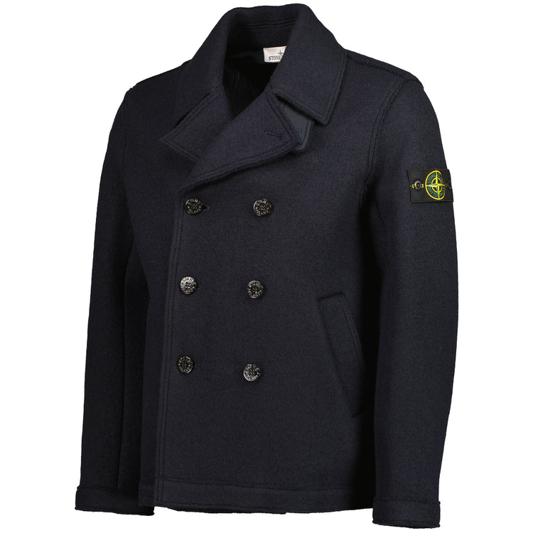 Felted RWS Wool Pea Coat
