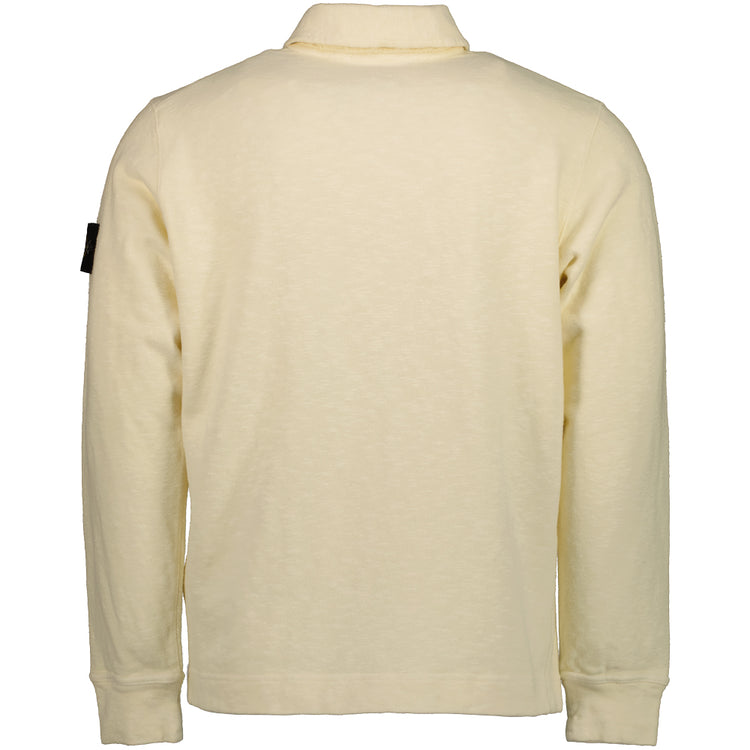 Vanisé Brushed Heavy Cotton Jersey Polo Sweatshirt
