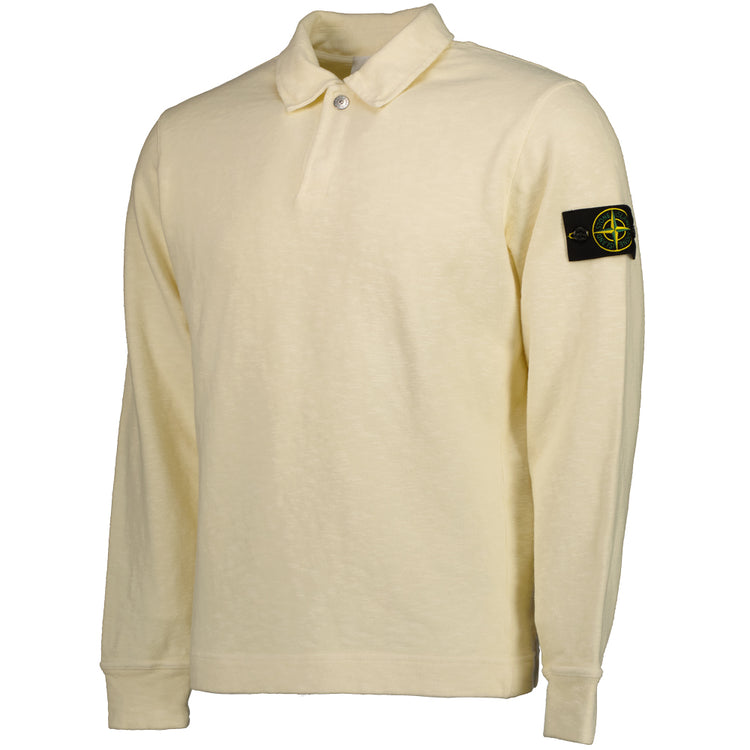 Vanisé Brushed Heavy Cotton Jersey Polo Sweatshirt