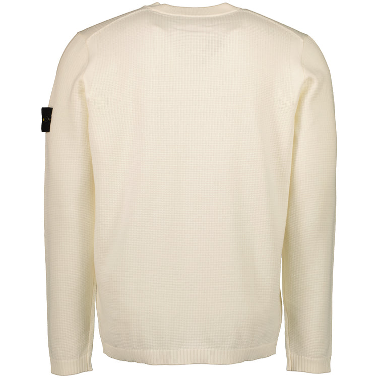 Crewneck Knitted Cotton Jumper